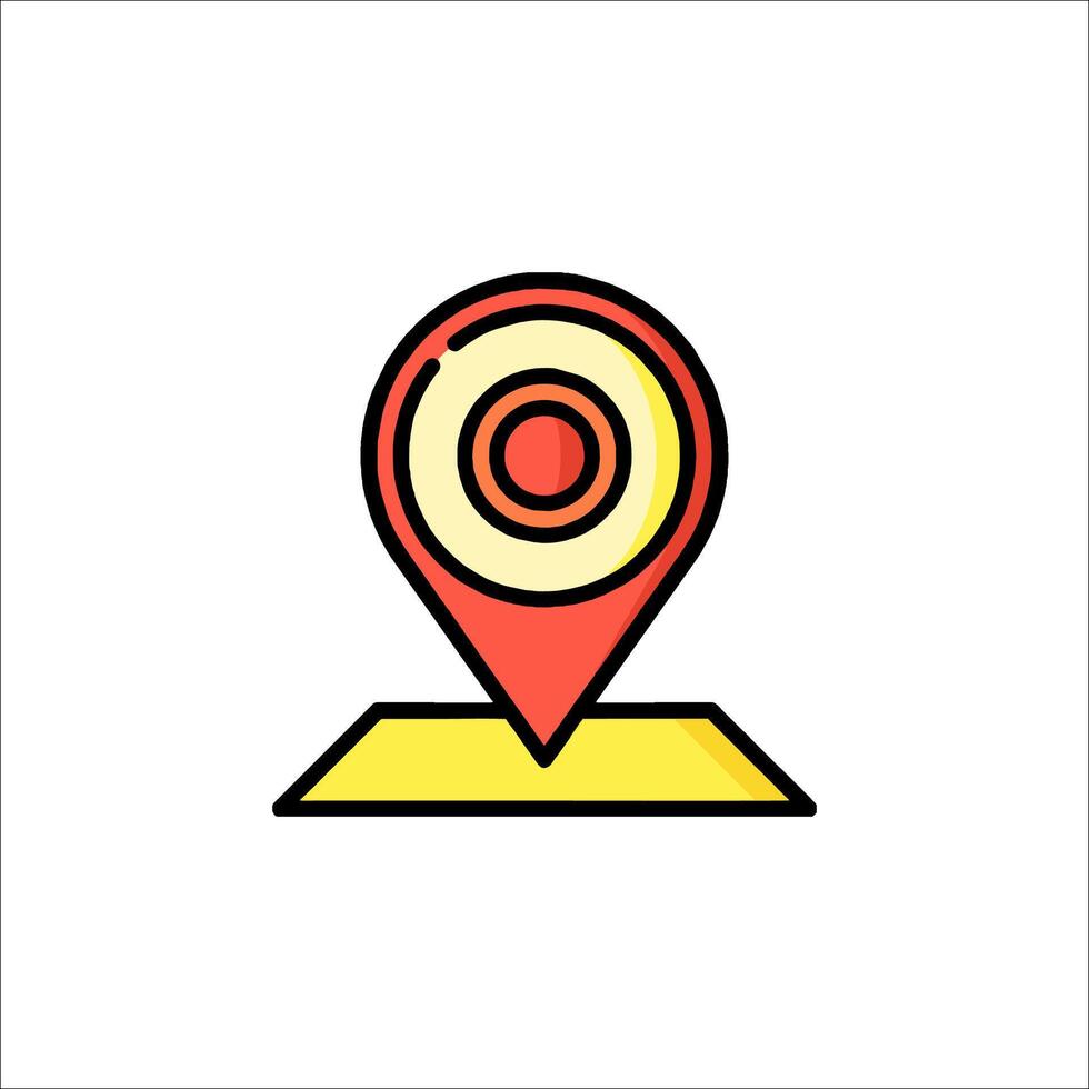 Location icon illustration vector