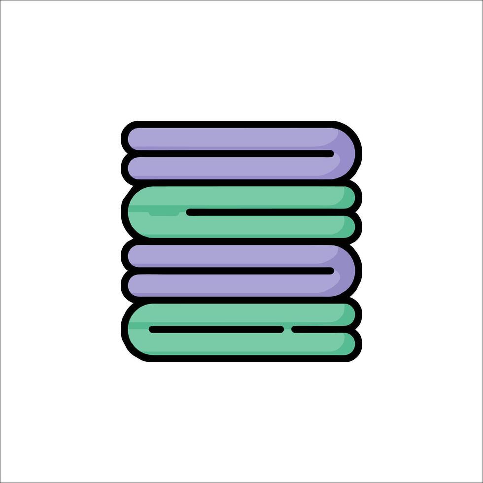 A stack of books icon on a white background vector