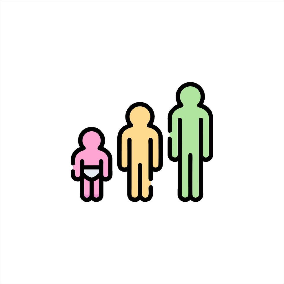 Family icon illustration vector