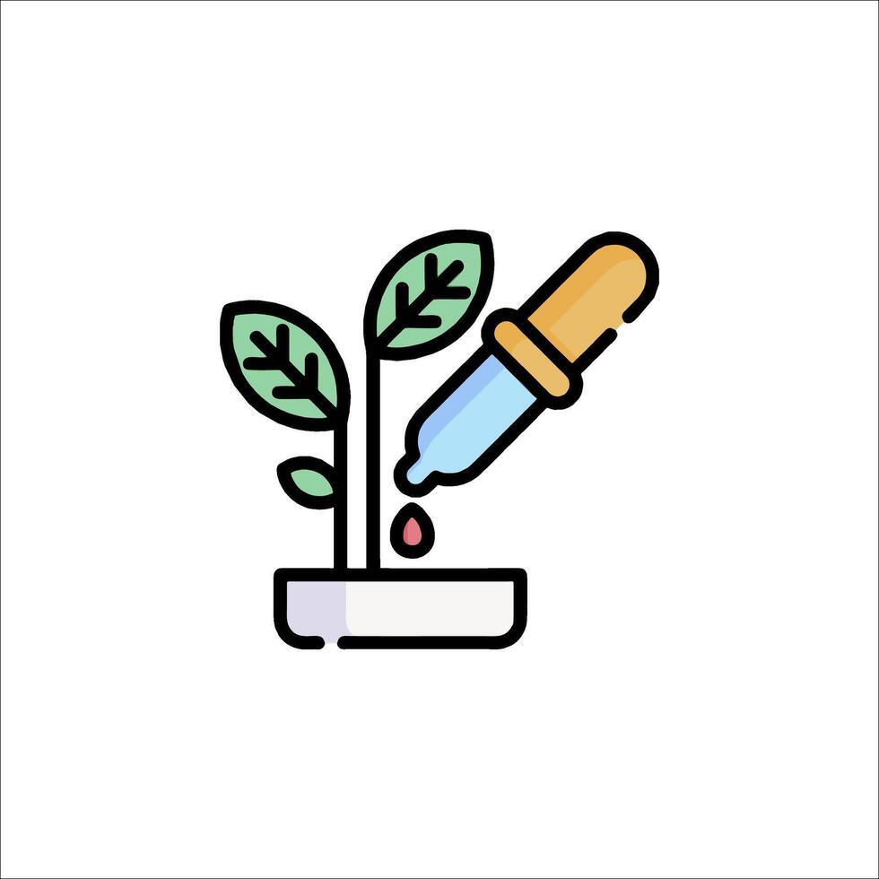 Plant growth icon vector