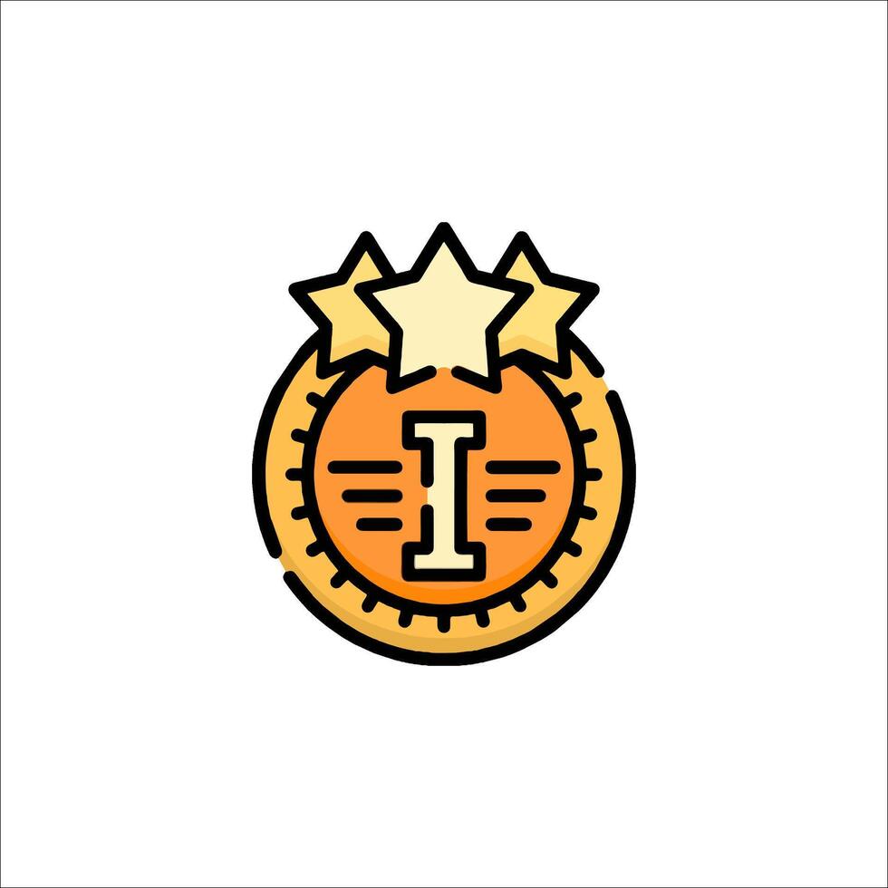 A logo for a company that has a star on it vector