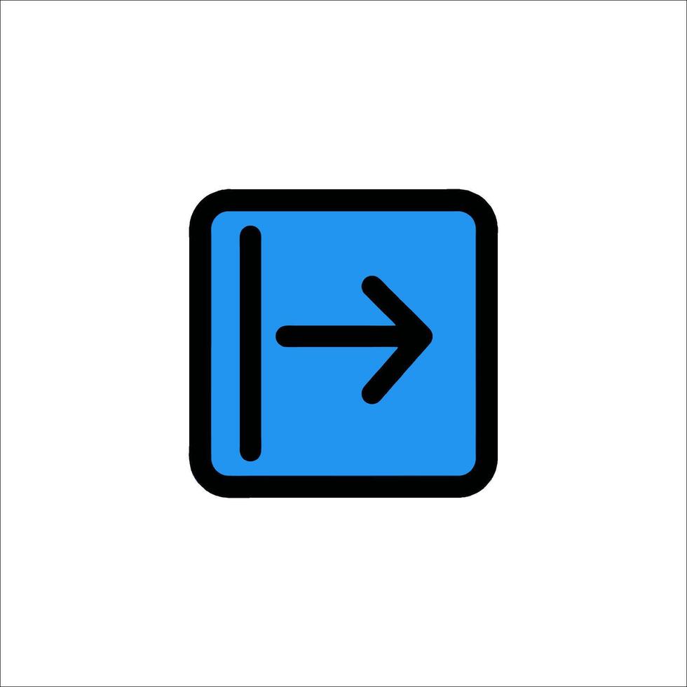 A blue arrow pointing in the direction of an arrow vector