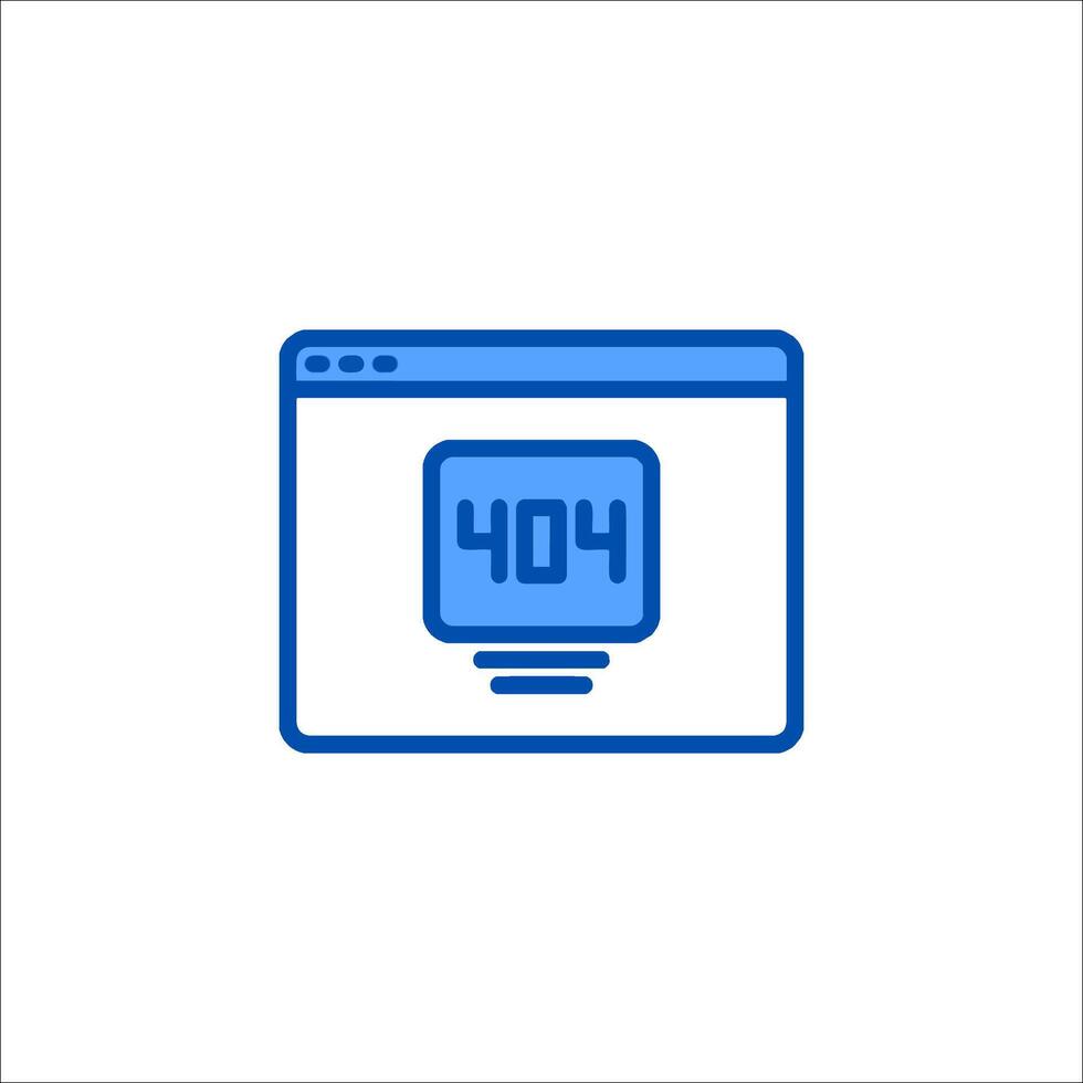 404 error icon illustration vector