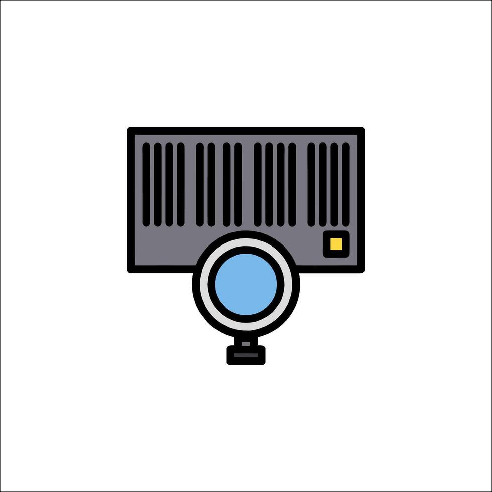 A light bulb icon on a white background vector