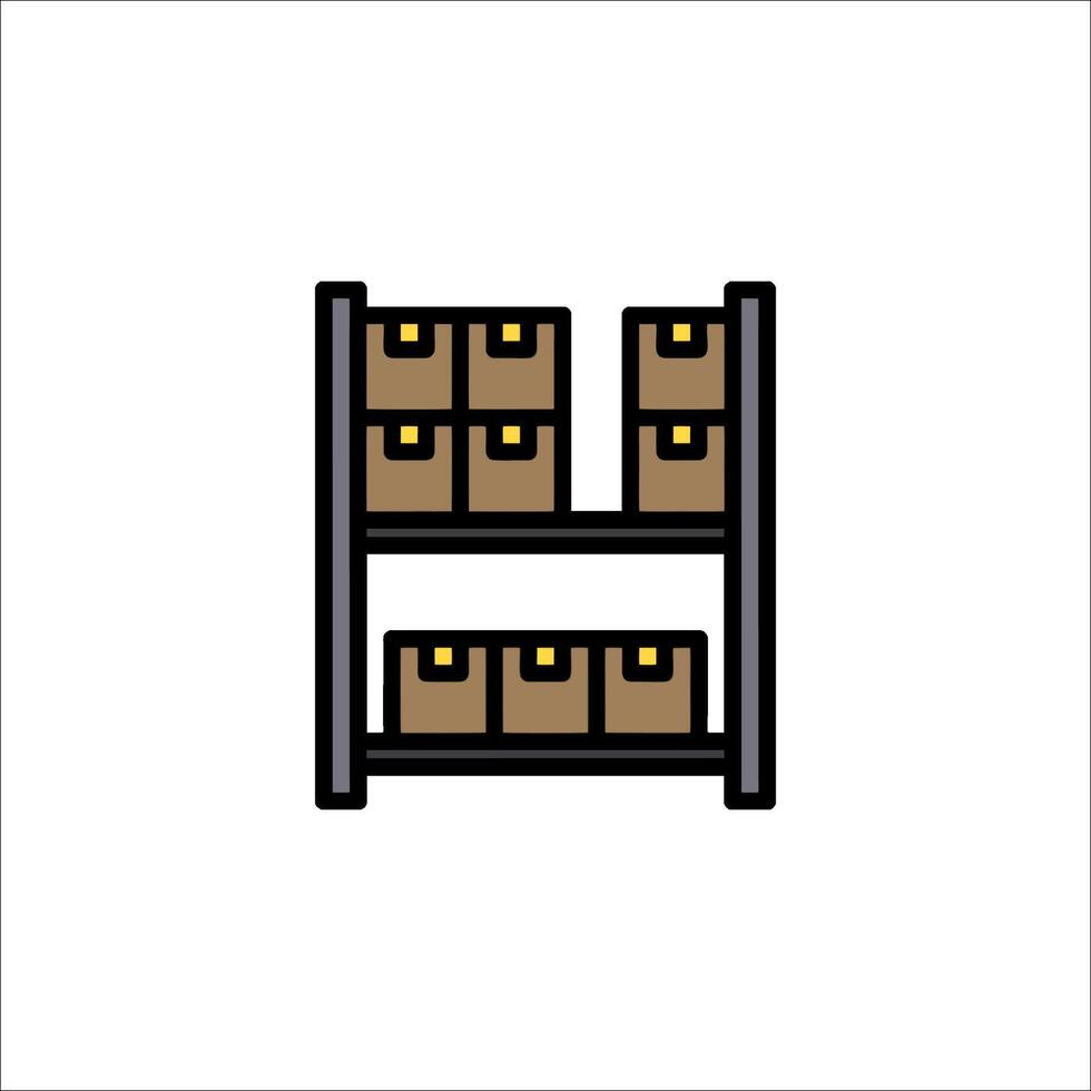 Warehouse icon illustration vector