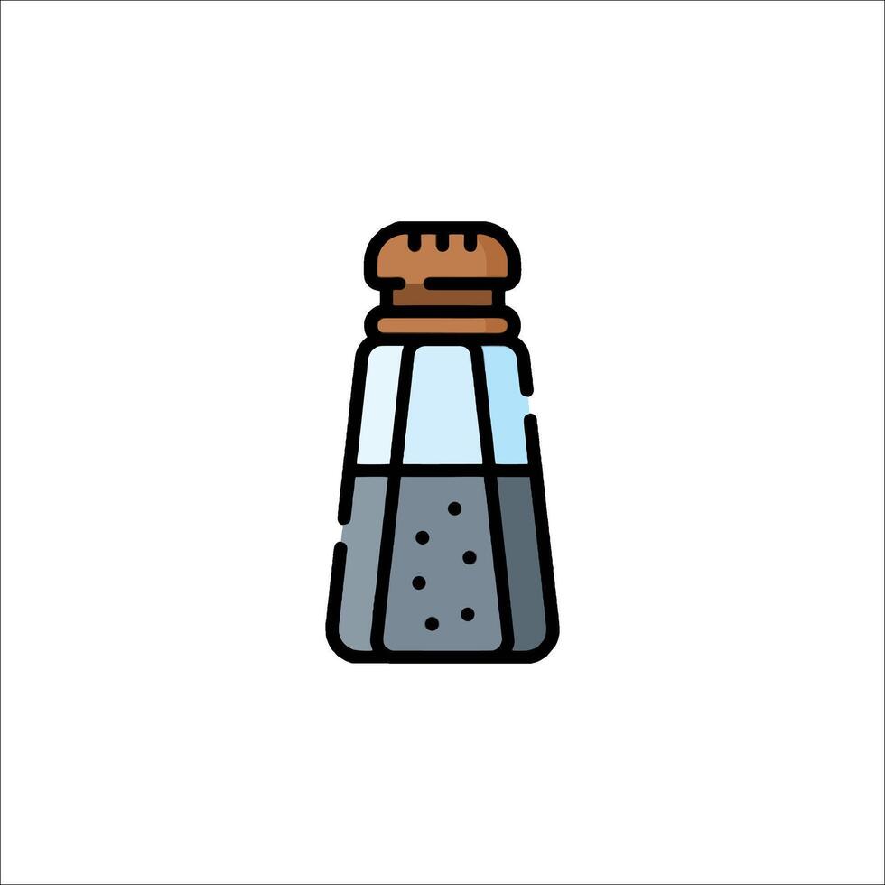 Salt shaker icon illustration vector