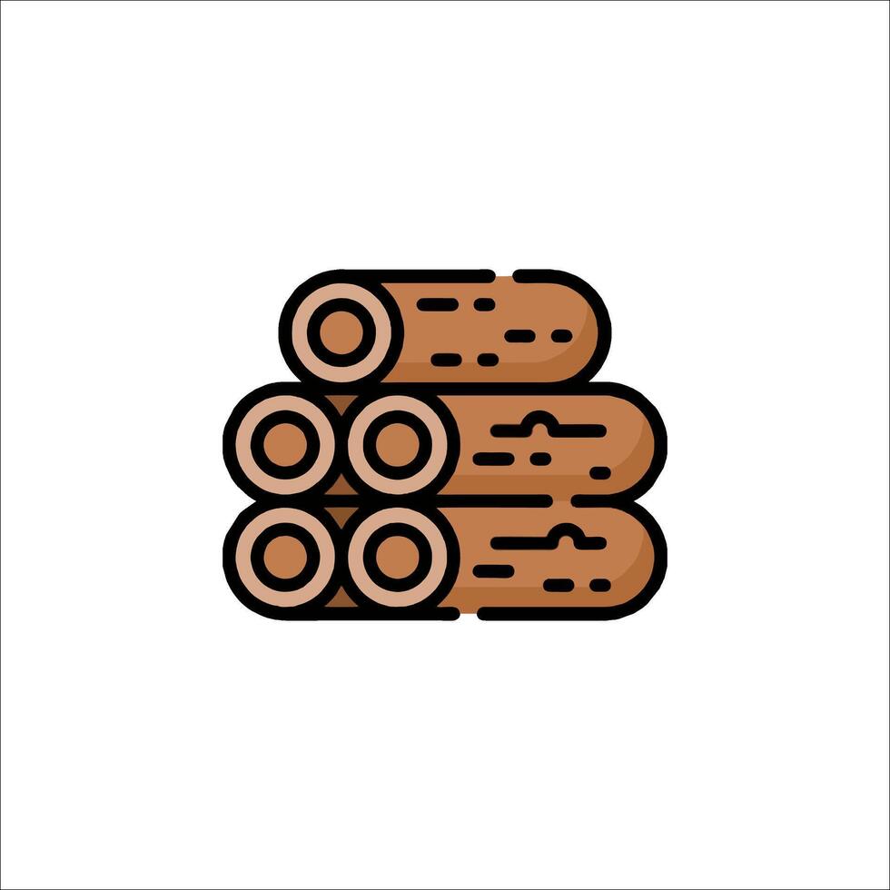 Logs icon illustration vector