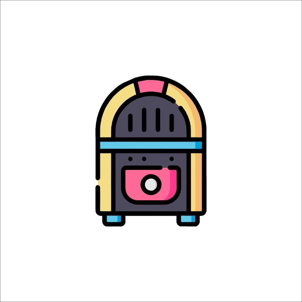 A jukebox icon on a white background vector