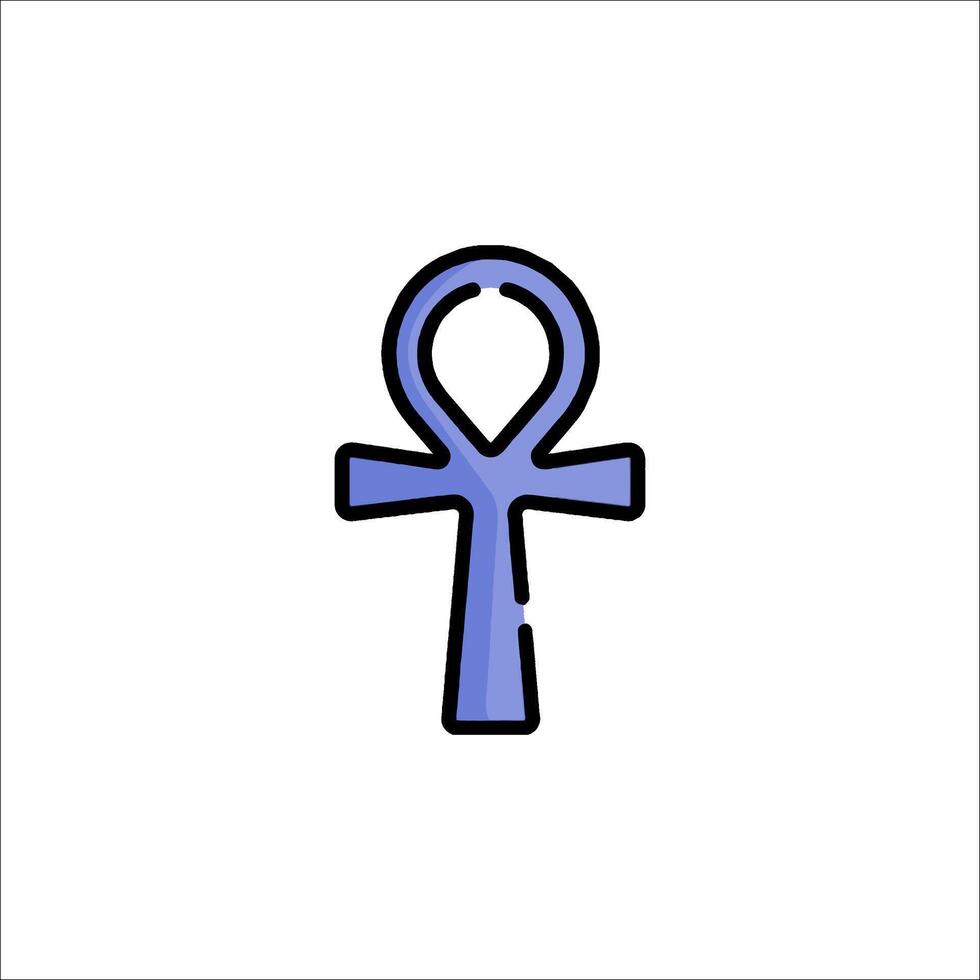 Ankh symbol egyptian symbol ankh icon vector