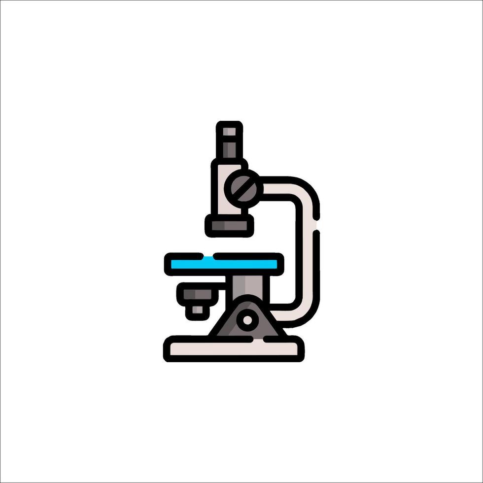 Microscope icon illustration vector