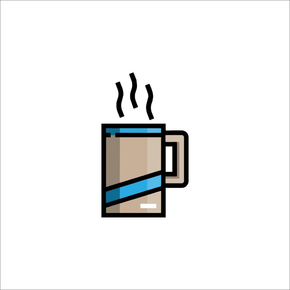 Coffee mug icon illustration vector