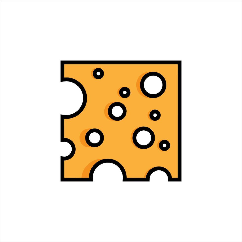 Cheese icon illustration vector