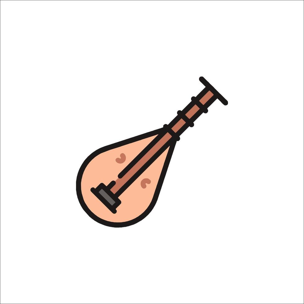 An icon of a musical instrument vector