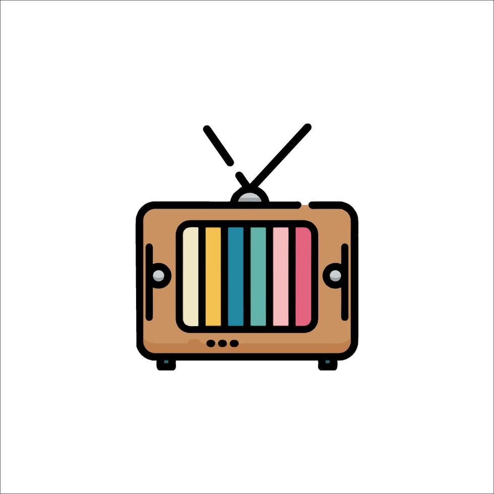 Tv icon illustration vector