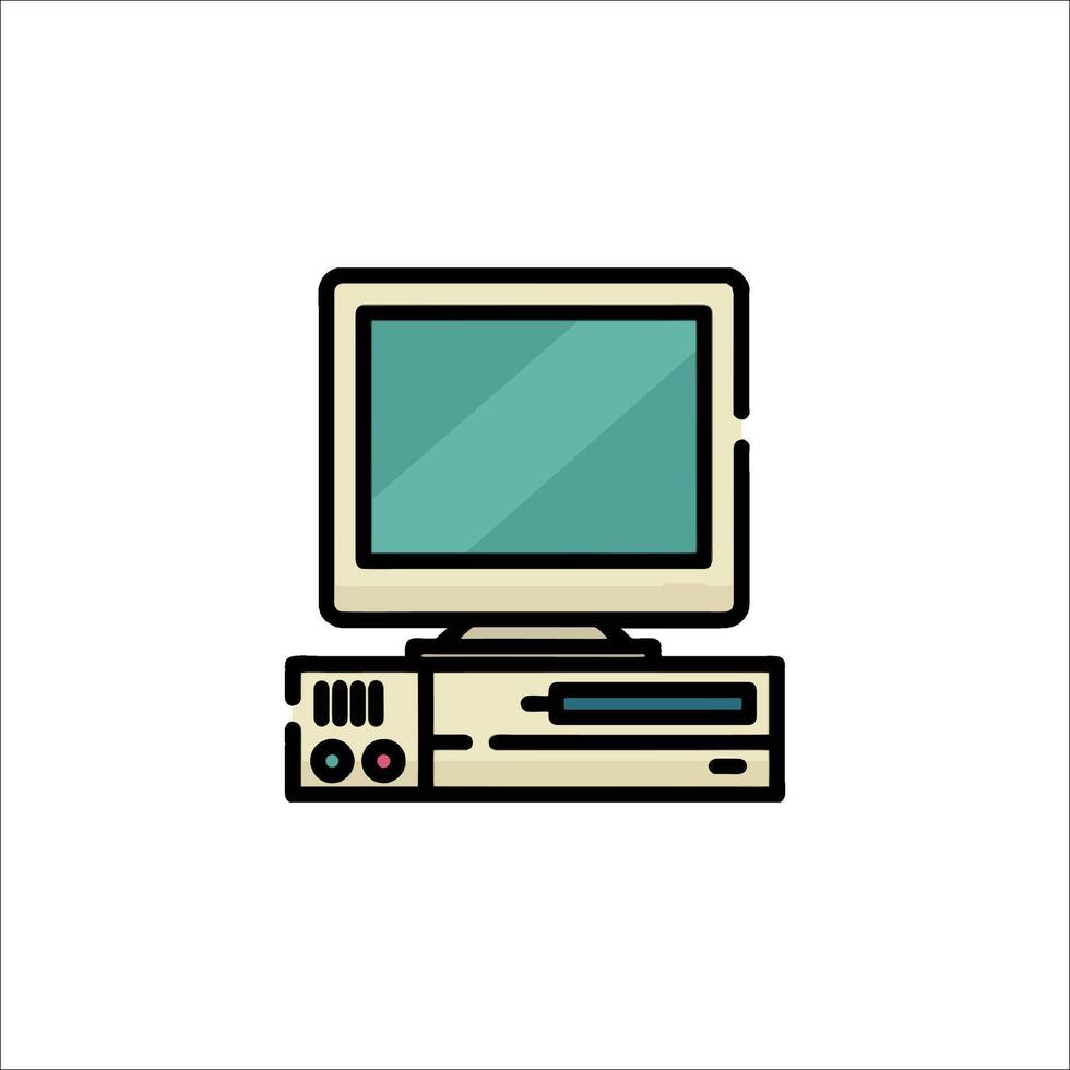 Computer icon illustration vector