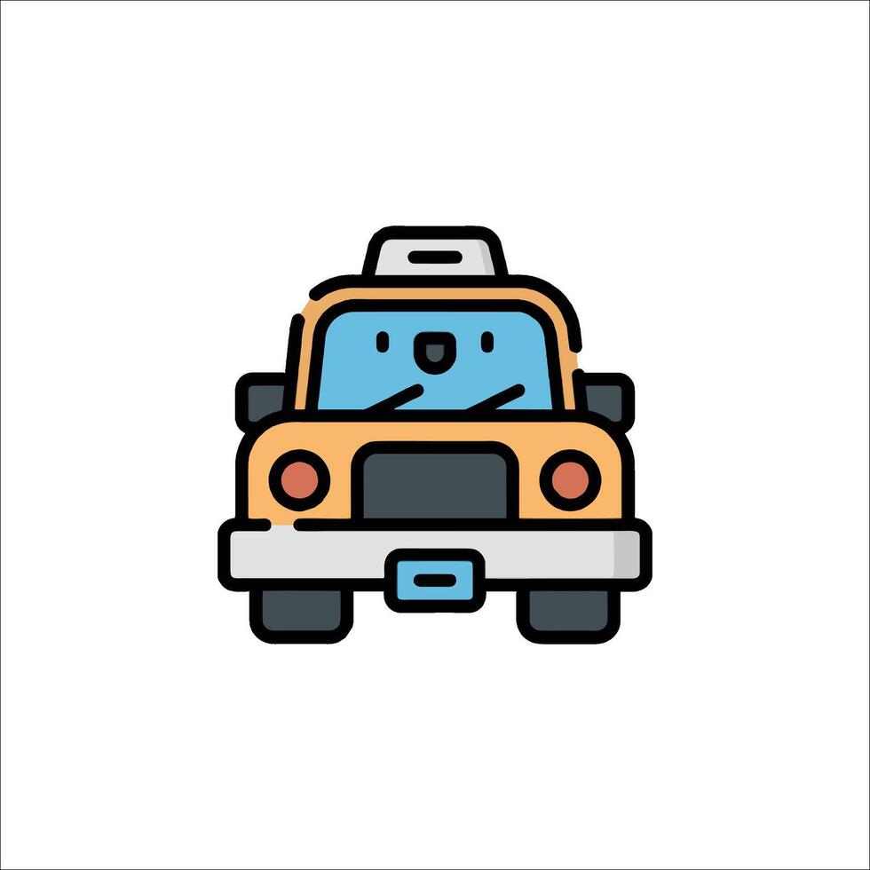 Taxi icon illustration vector
