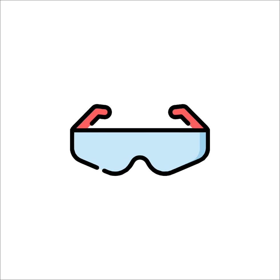 Glasses icon, illustration vector