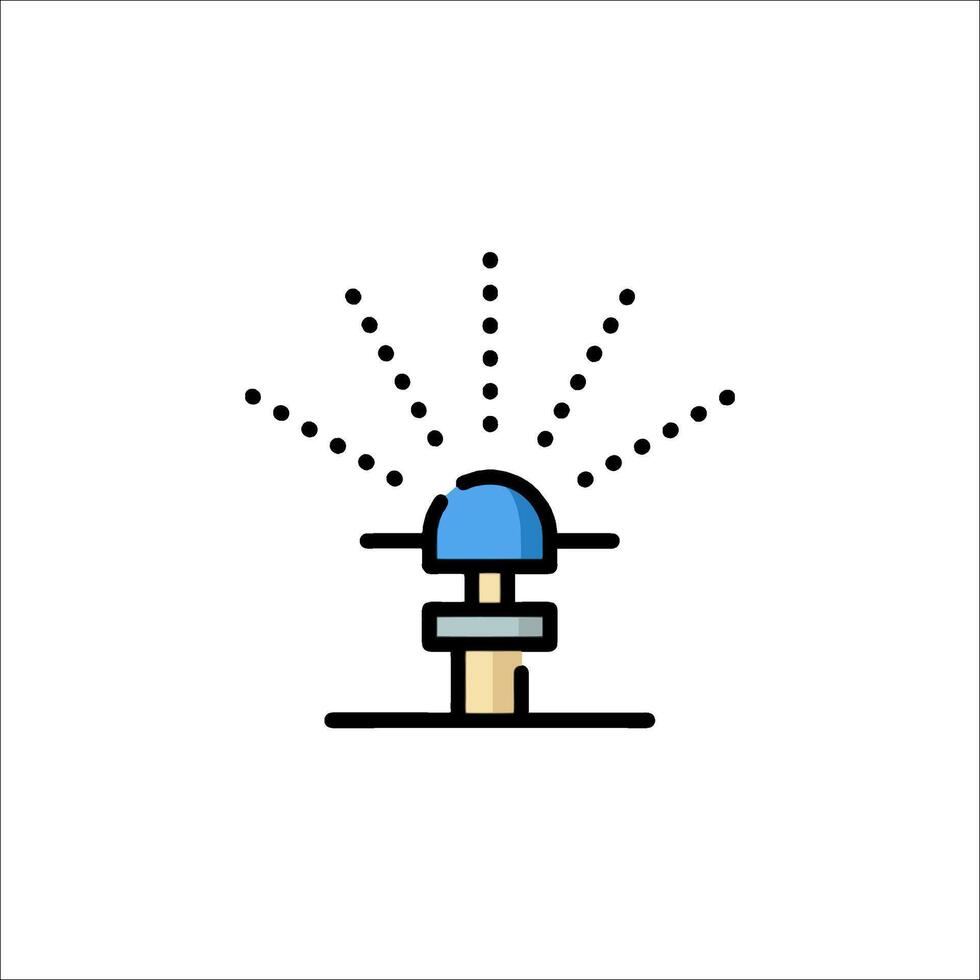 A blue light bulb with a star on top vector