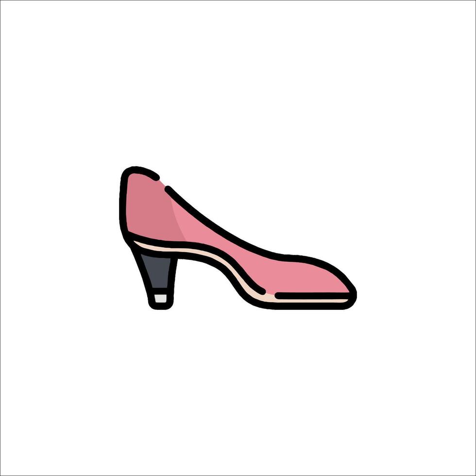 Shoe icon illustration vector