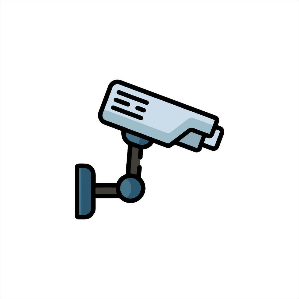 Security camera icon illustration vector