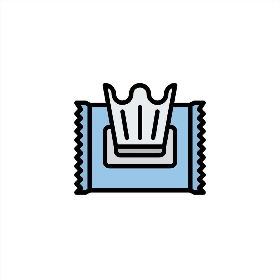 A blue and white icon of a toothbrush vector