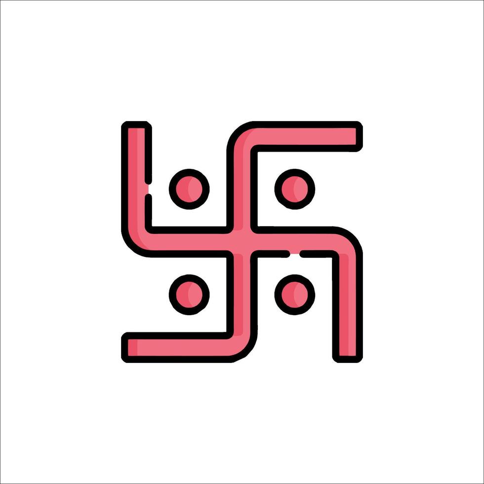 A red and black logo with a group of people vector