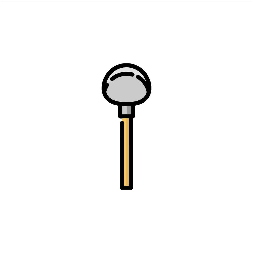 A hammer icon on a white background vector