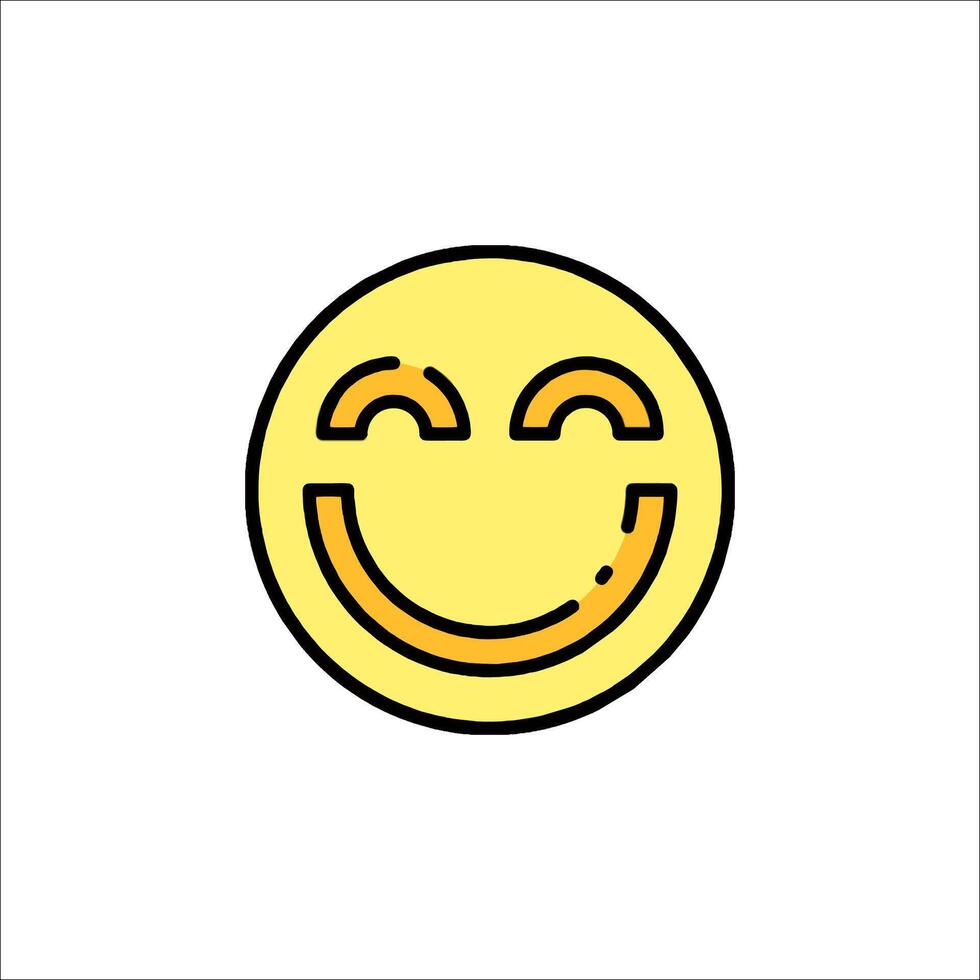 A smiley face with a smile on it vector