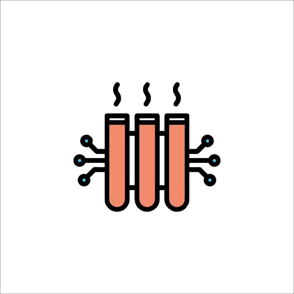 A line drawing of a steam engine vector