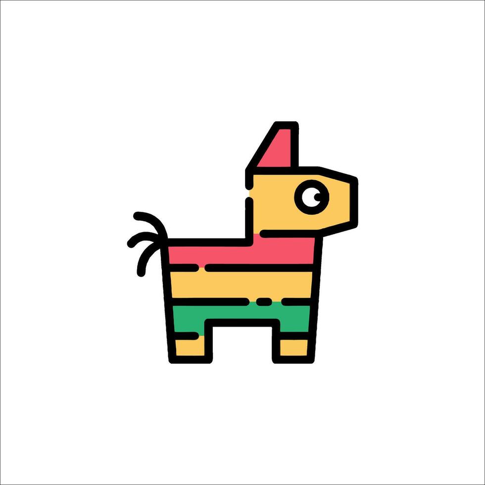 Pinata icon illustration vector