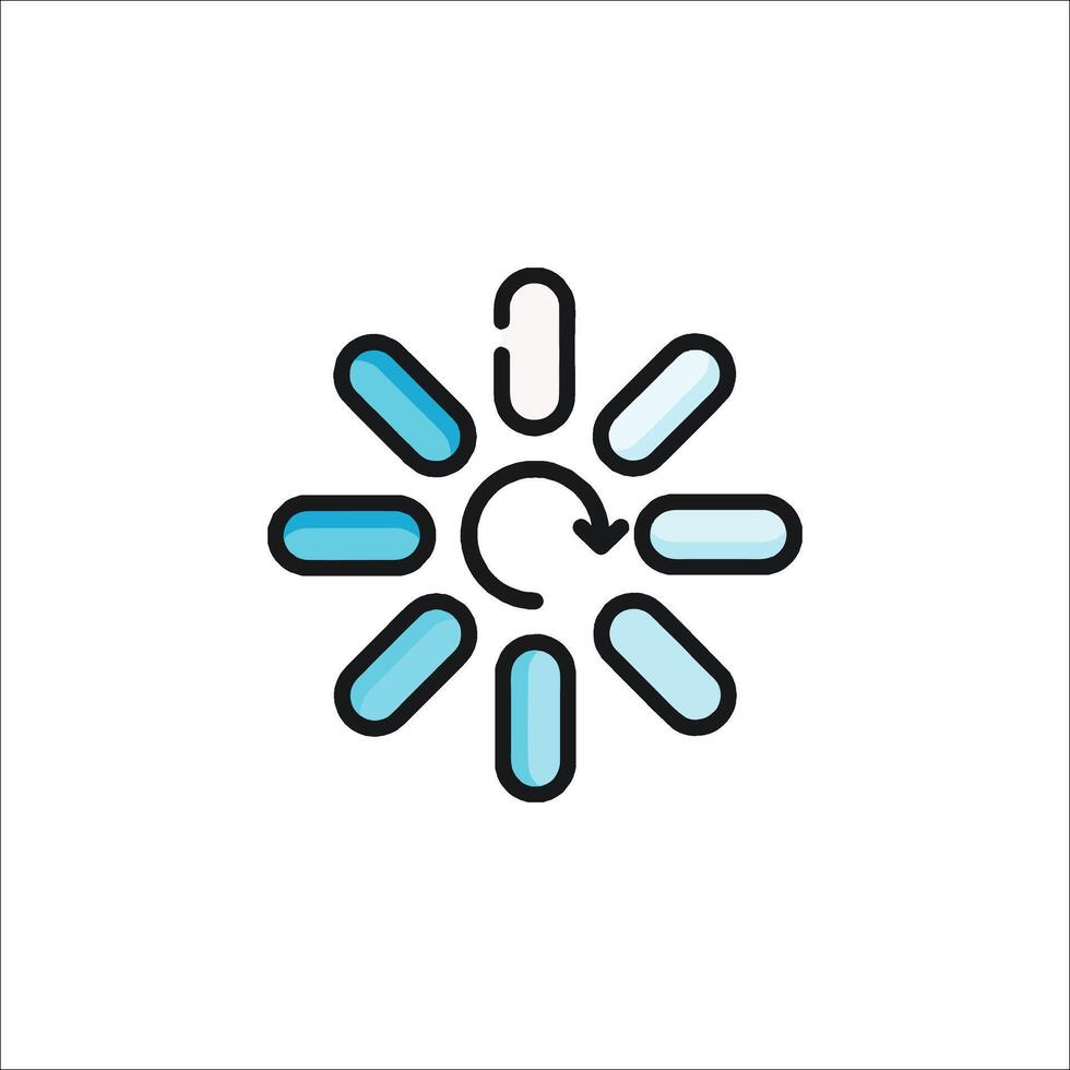 A logo for a company that is called recycle vector