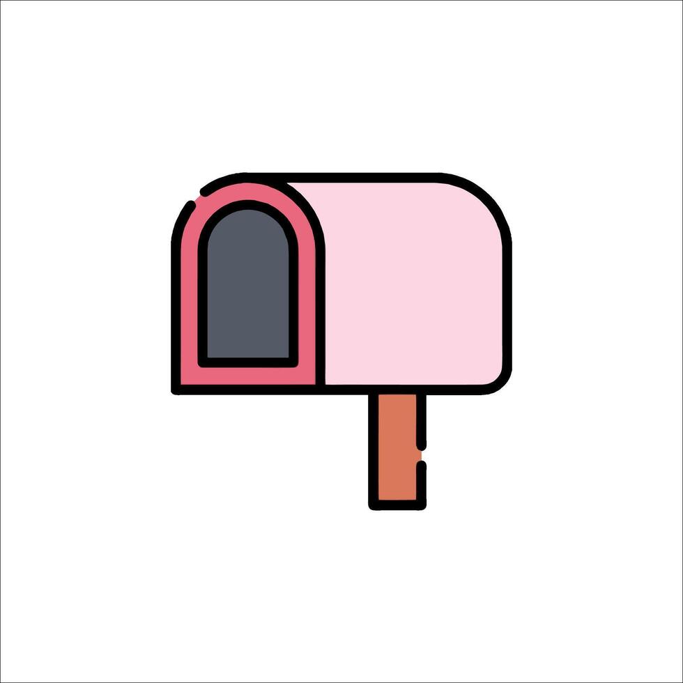 Mailbox icon illustration vector