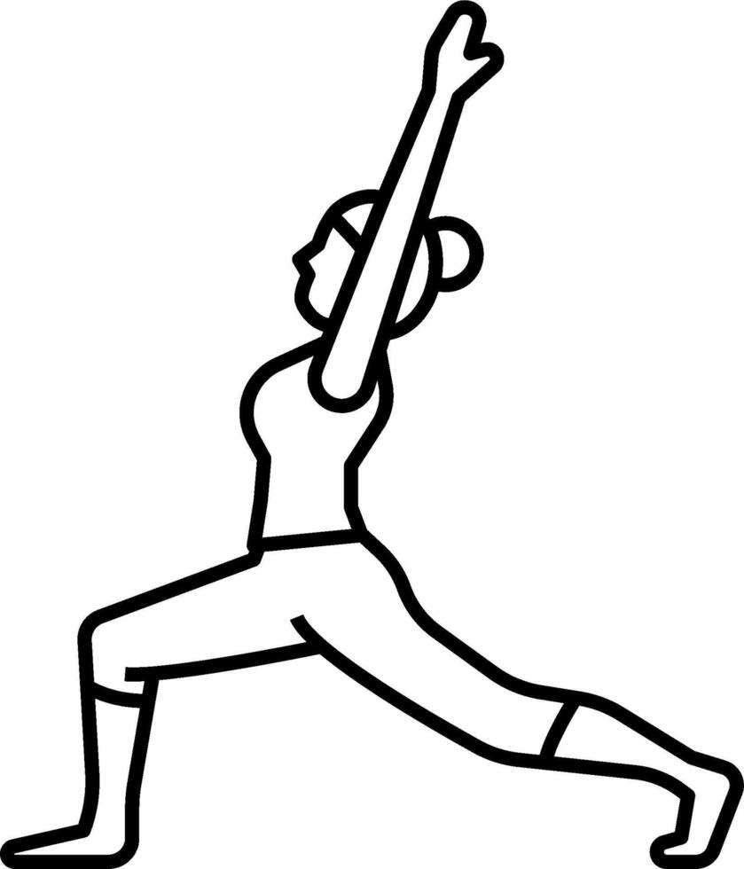 Yoga poses for beginners vector