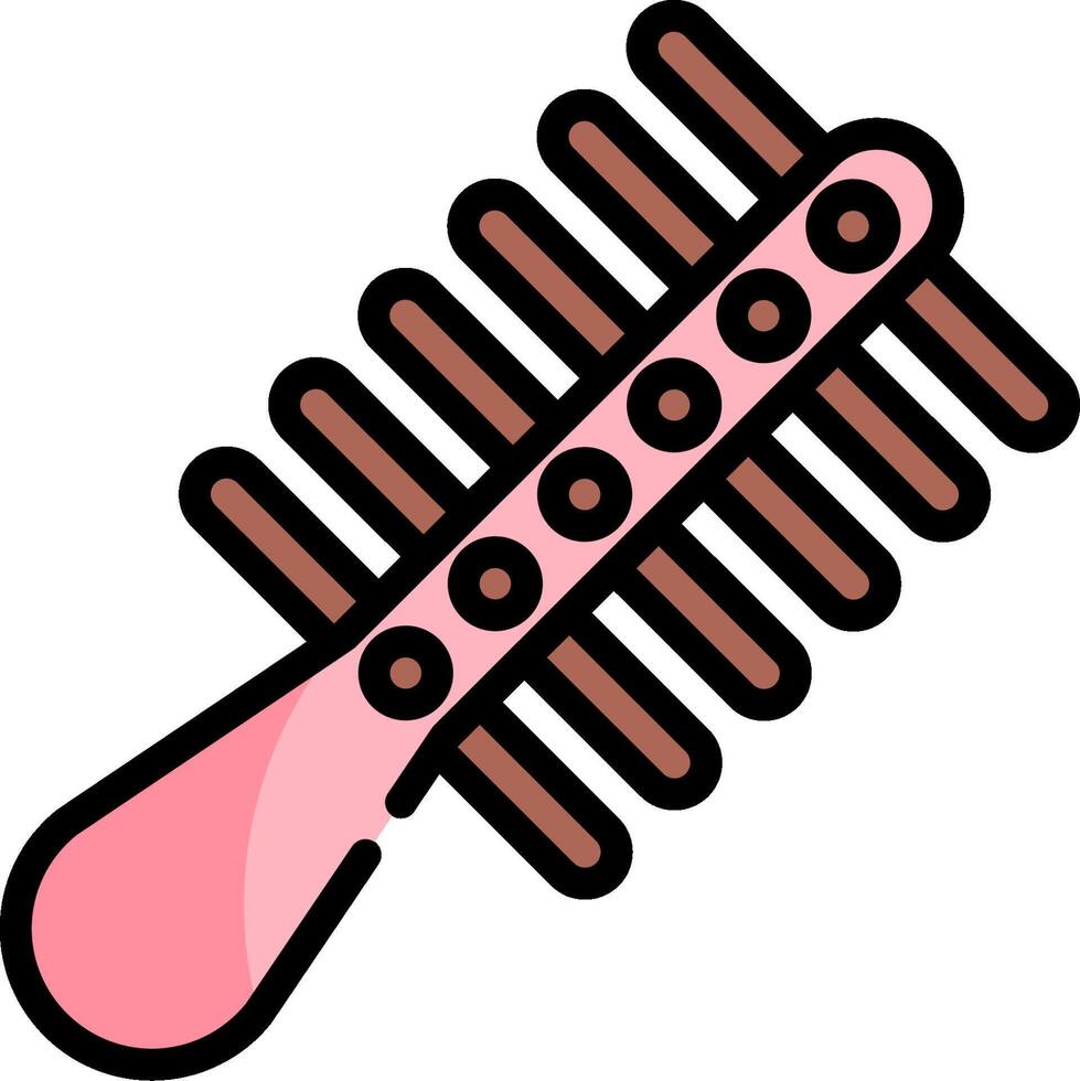 Hair comb clipart vector