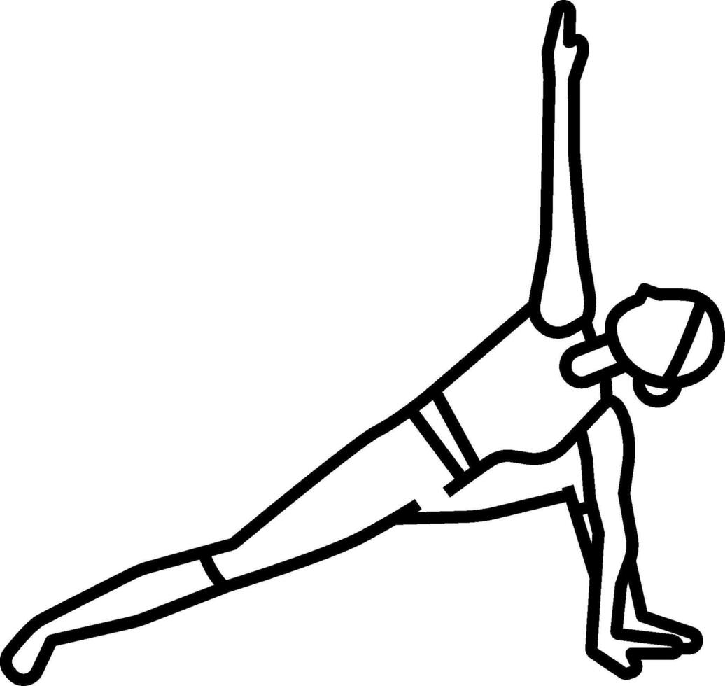 Yoga poses for beginners vector