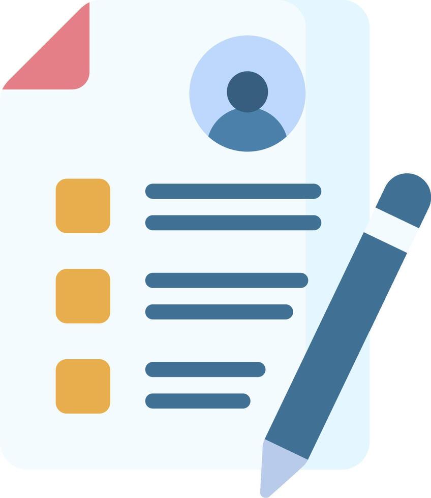 A checklist with a pen and a checklist icon vector