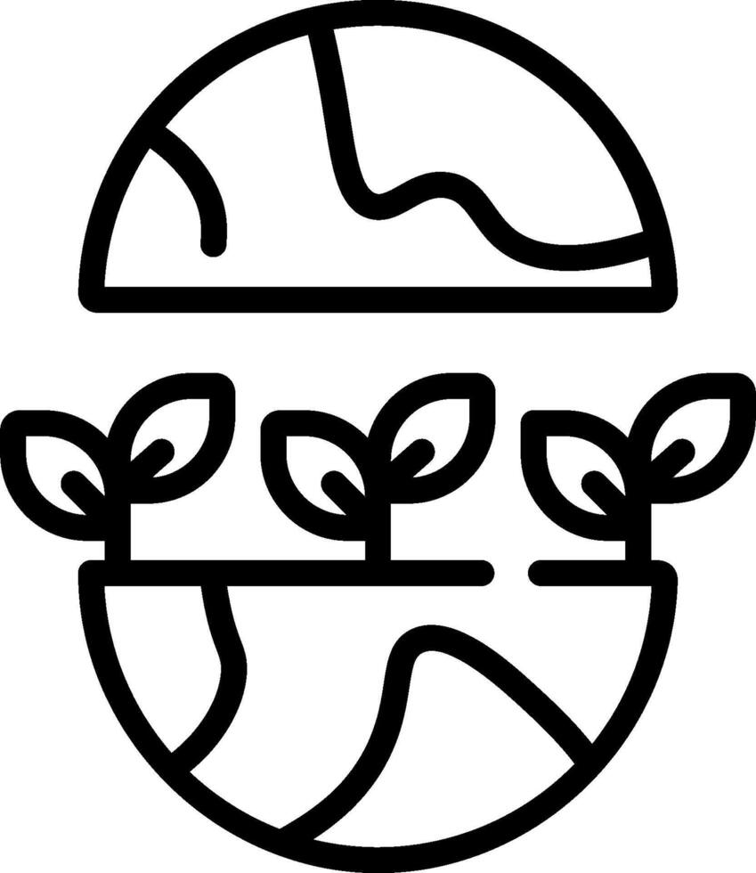 Earth day icon illustration vector