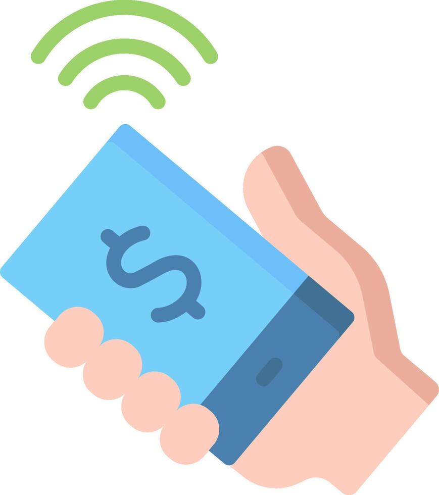 Mobile payment with paypal vector