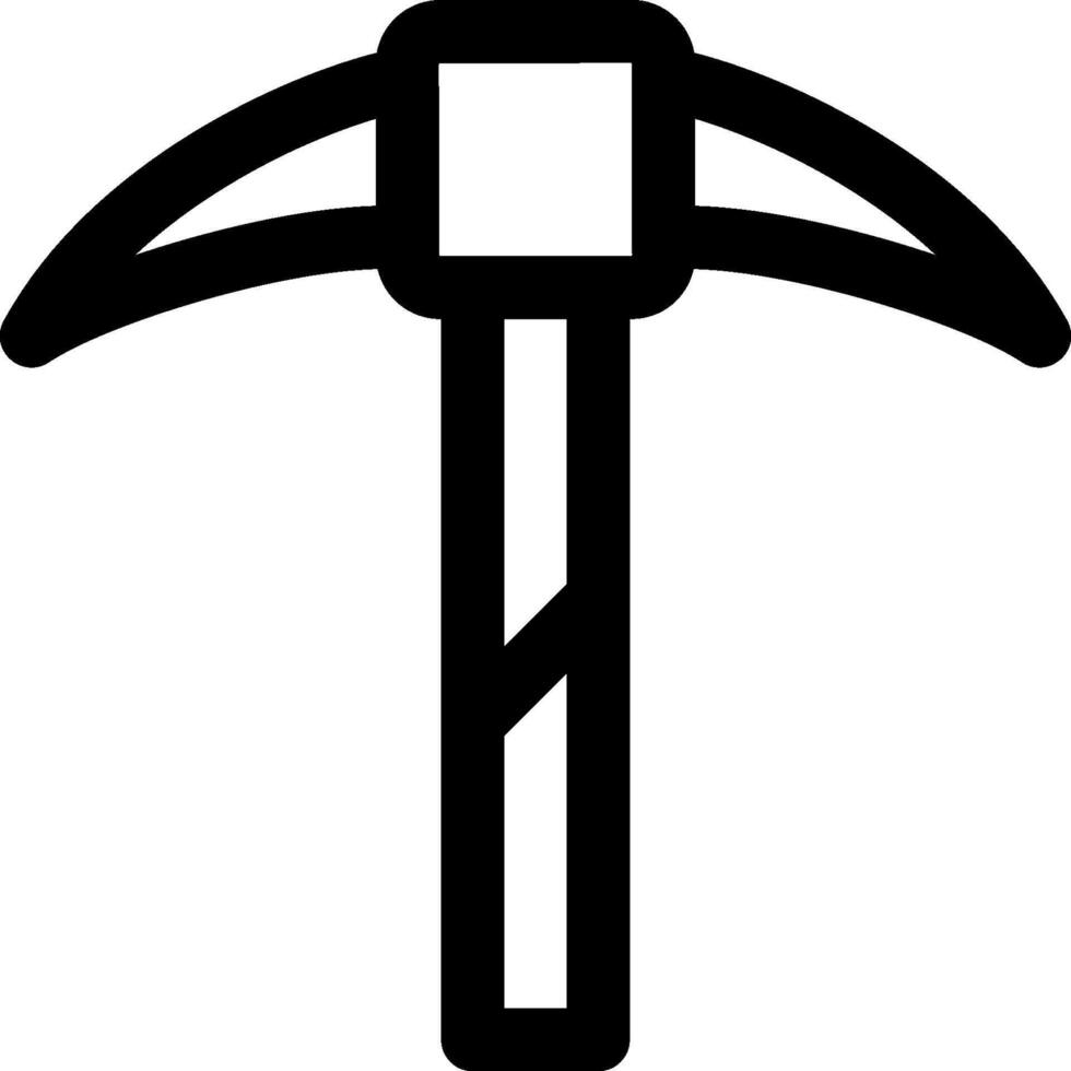 A hammer icon on a white background vector