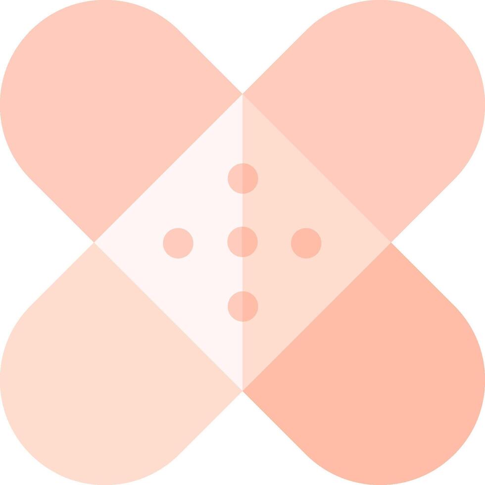 A pink and white heart with dots on it vector