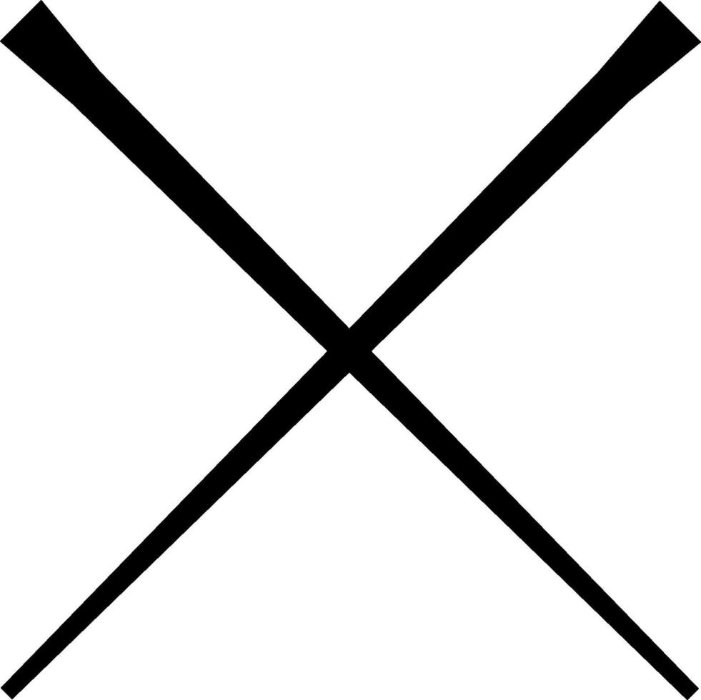 Crossed oars clip art vector