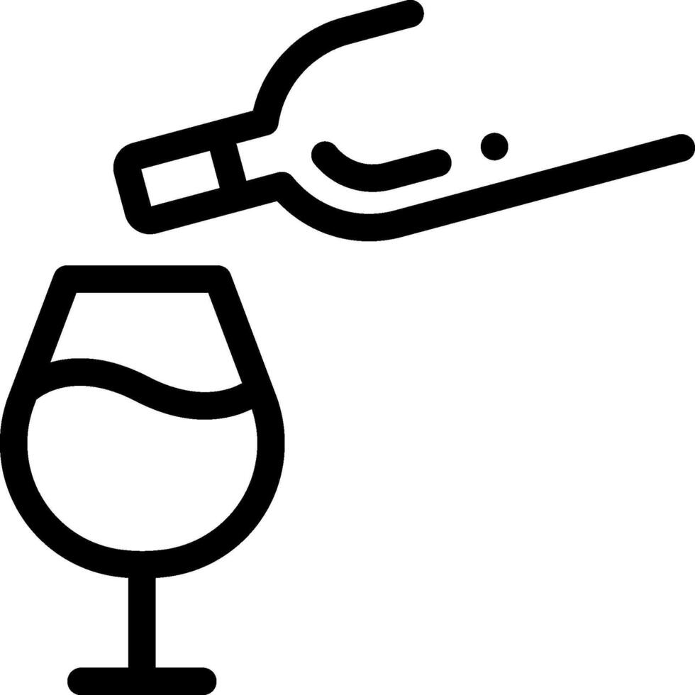 Wine glass icon vector
