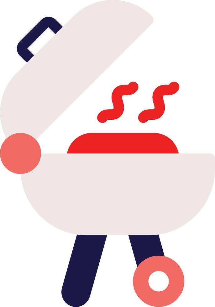 Bbq grill icon vector