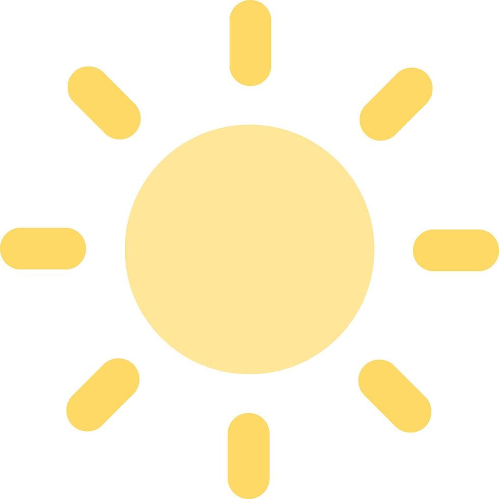Sun icon clip art vector