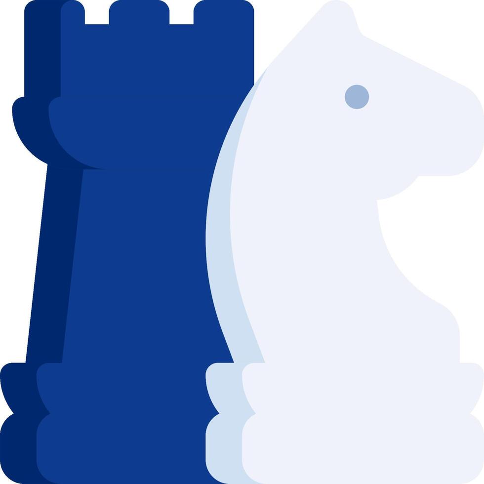 Chess pieces on a white background vector
