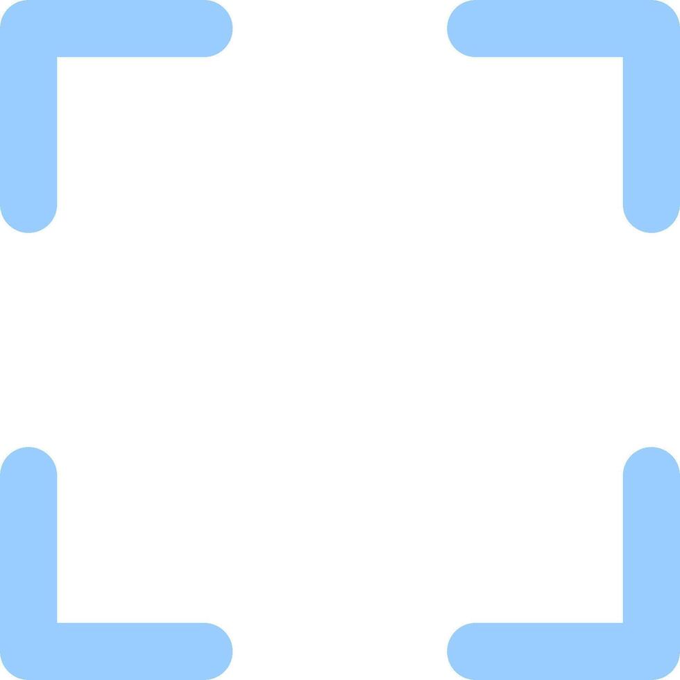 A square frame with blue borders vector