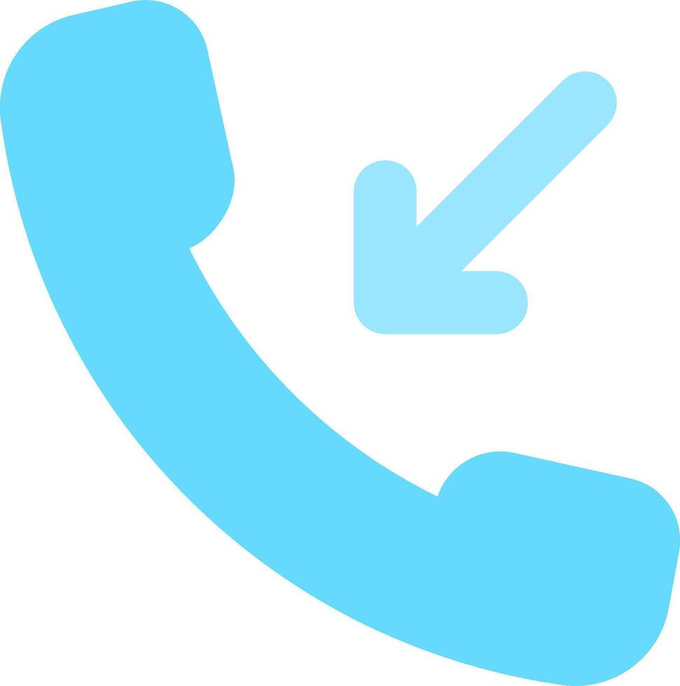 A phone with an arrow pointing to it vector
