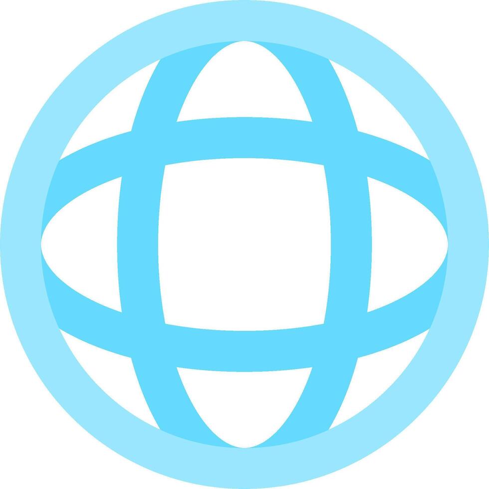 The globe logo is shown in blue vector