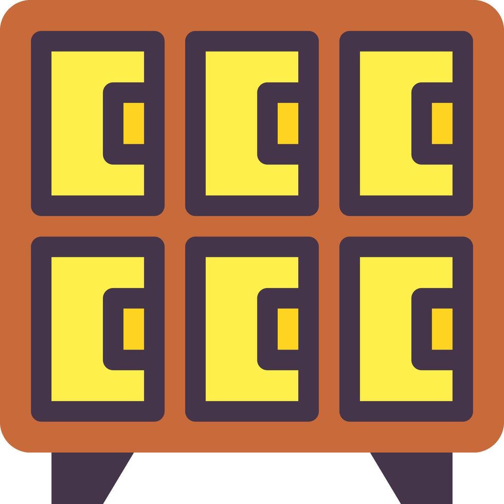 Locker icon illustration vector