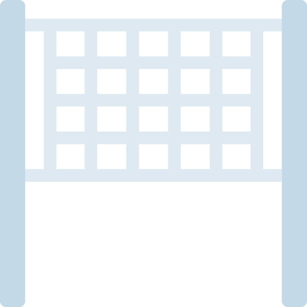 A volleyball net on a white background vector